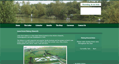 Desktop Screenshot of lawnfishery.co.uk